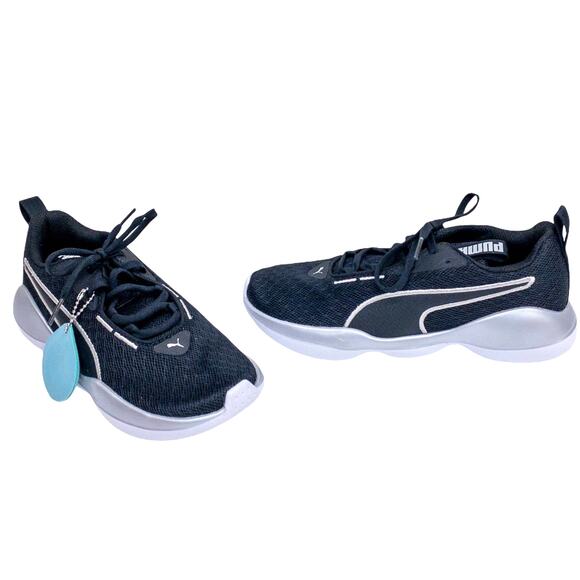 PUMA Women's Black Flourish FS Women's Training Shoes Sneakers 5.5 - Picture 3 of 10